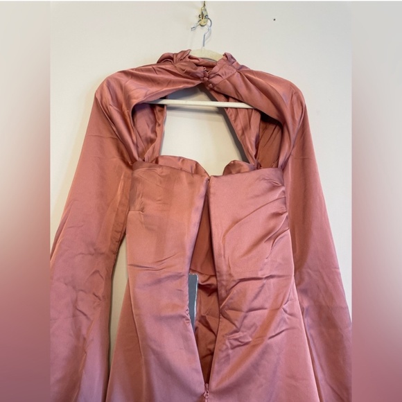 House of Cb Toira Rose Draped Corset Dress - Picture 9 of 11